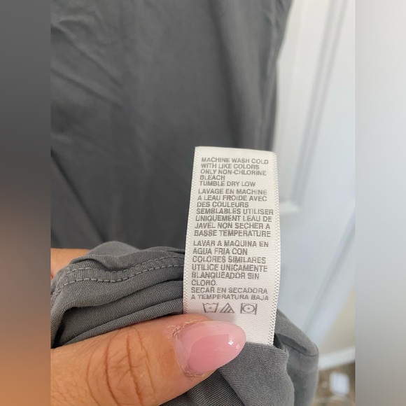 Women’s Standard James Perse Gray Draped Sleeveless Tank Dress Size Small - Picture 6 of 7